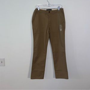 Abercrombie & Fitch Men's Tan Khaki Straight Stretch Chino Pants - 28x30